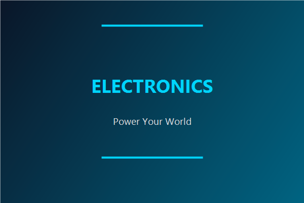 E-Commerce Electronics