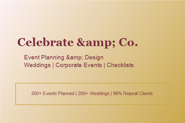 Event Planning