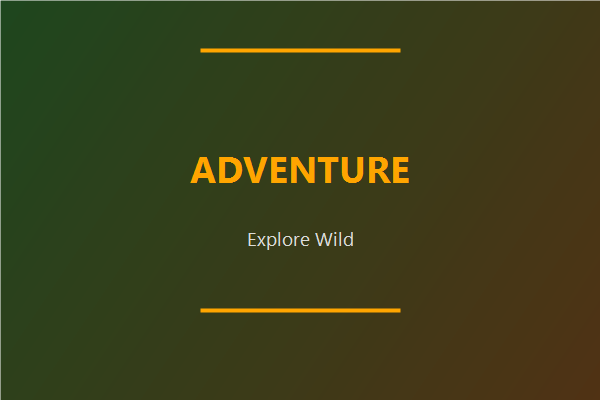Travel Adventure